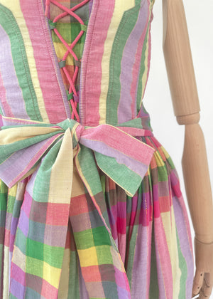 Vintage Chantal Thomass Bustier and Skirt Dress Set
