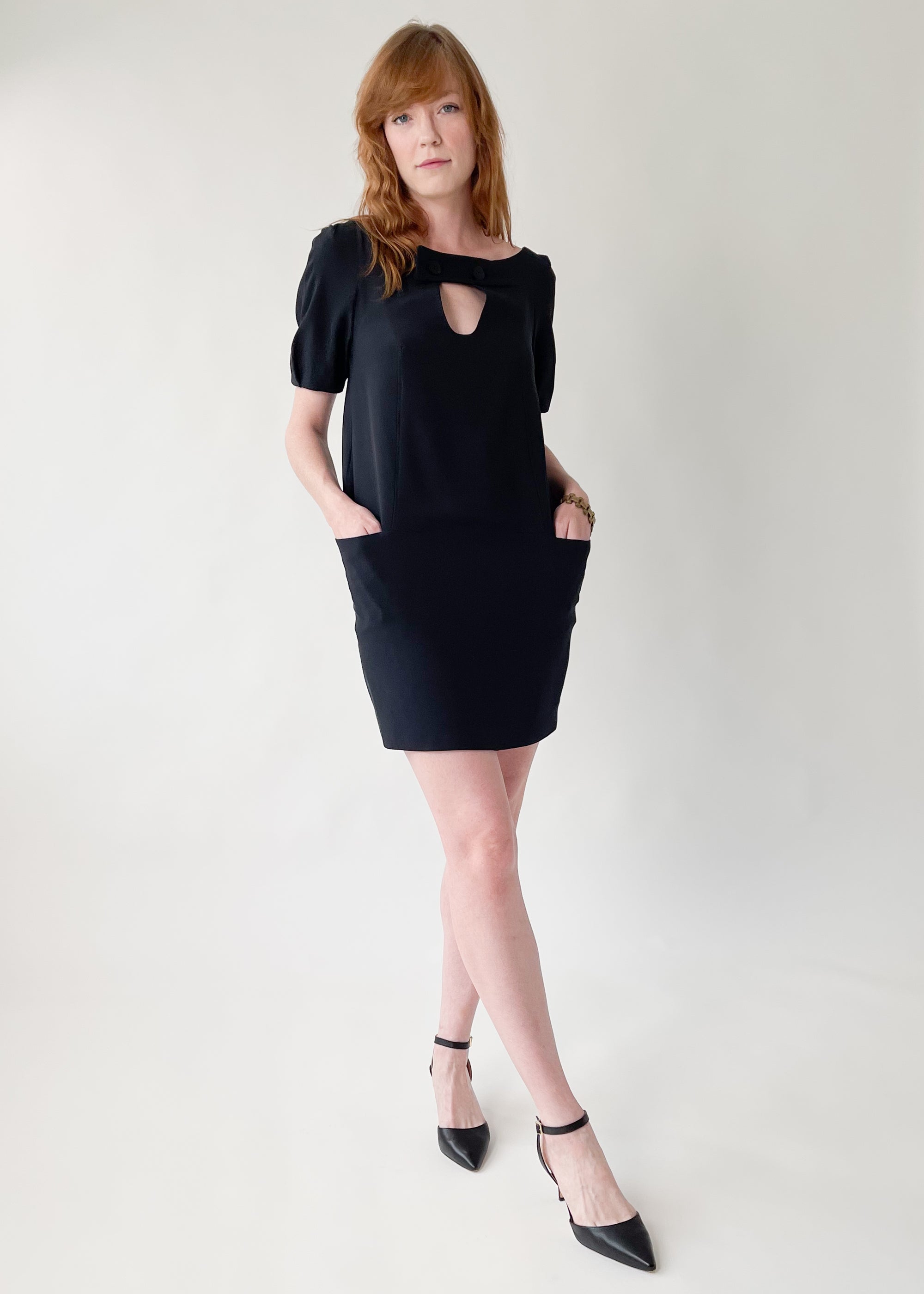 Vintage Chloe Black Mini Dress - Raleigh Vintage Vintage Chloe Black Mini Dress - Raleigh Vintage