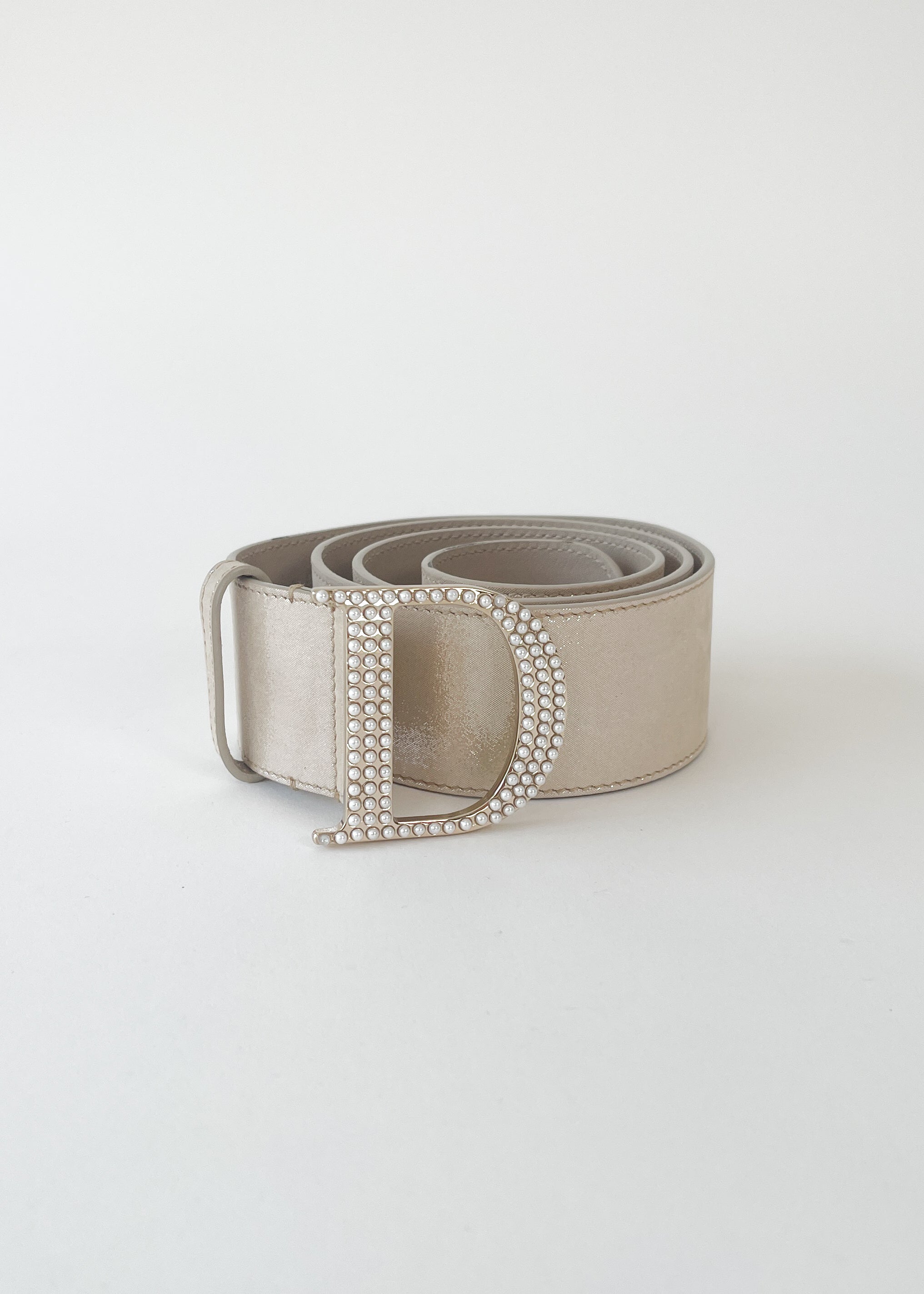 Vintage Christian Dior Pink Shimmer Belt
