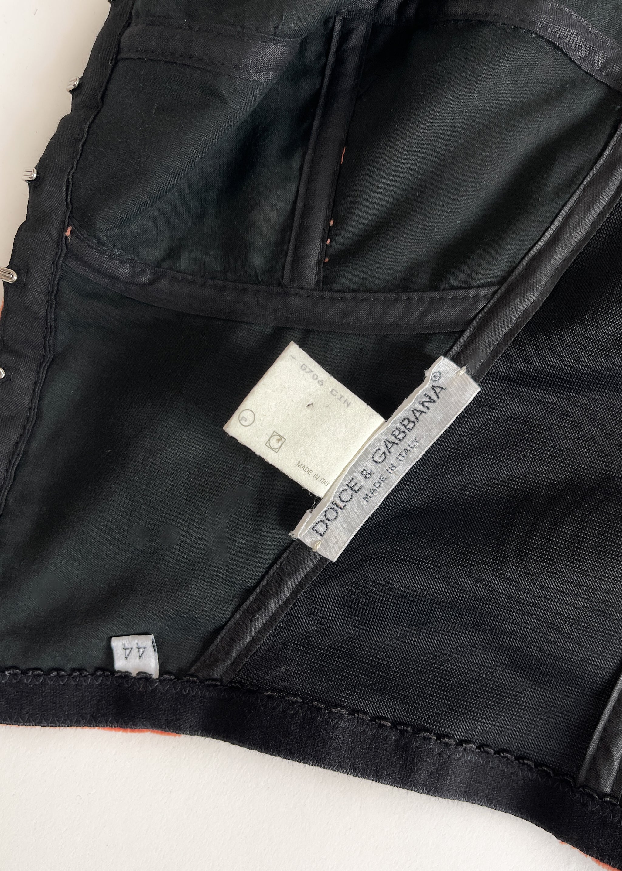 Vintage 1991 Dolce & Gabbana Bustier