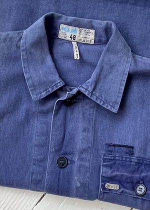 Vintage European Blue Workwear Jacket