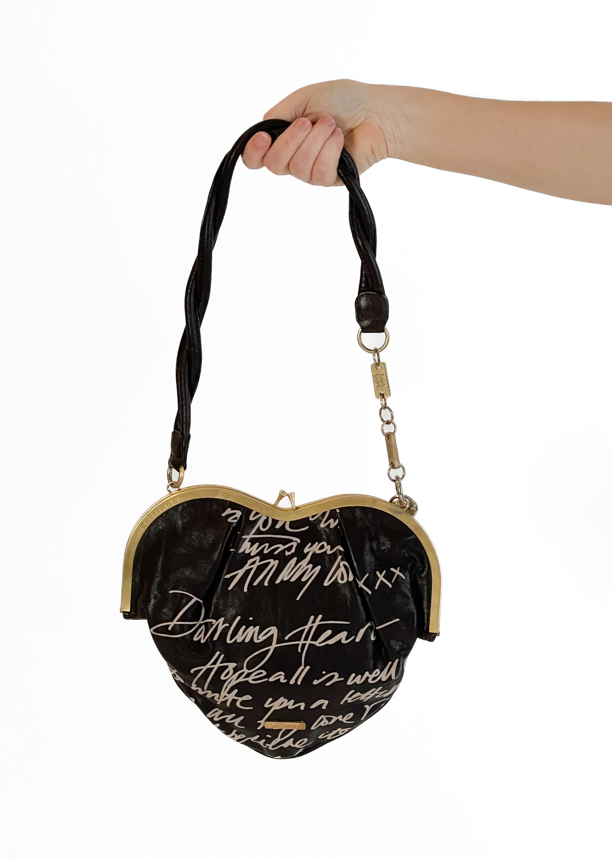 Vintage Galliano 1990s Heart Purse