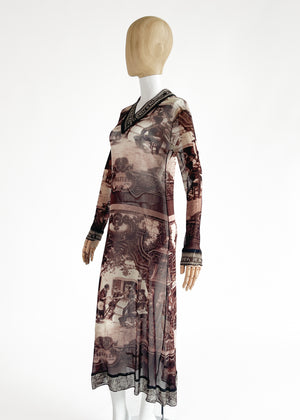 Vintage 1998 Jean Paul Gaultier "Frida Kahlo" Dress