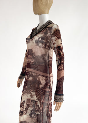 Vintage 1998 Jean Paul Gaultier "Frida Kahlo" Dress