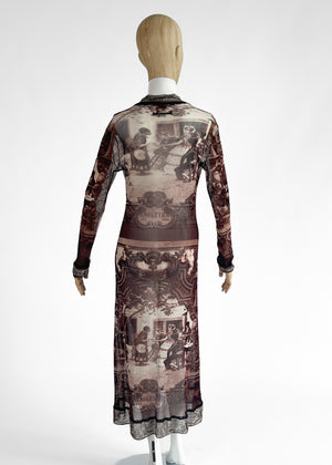 Vintage 1998 Jean Paul Gaultier "Frida Kahlo" Dress