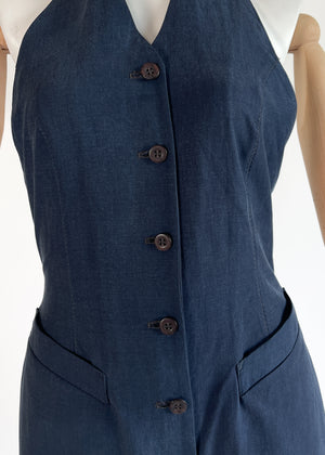 Jean Paul Gaultier Halter Playsuit 1990s