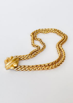 Vintage Givenchy Double Chain Necklace