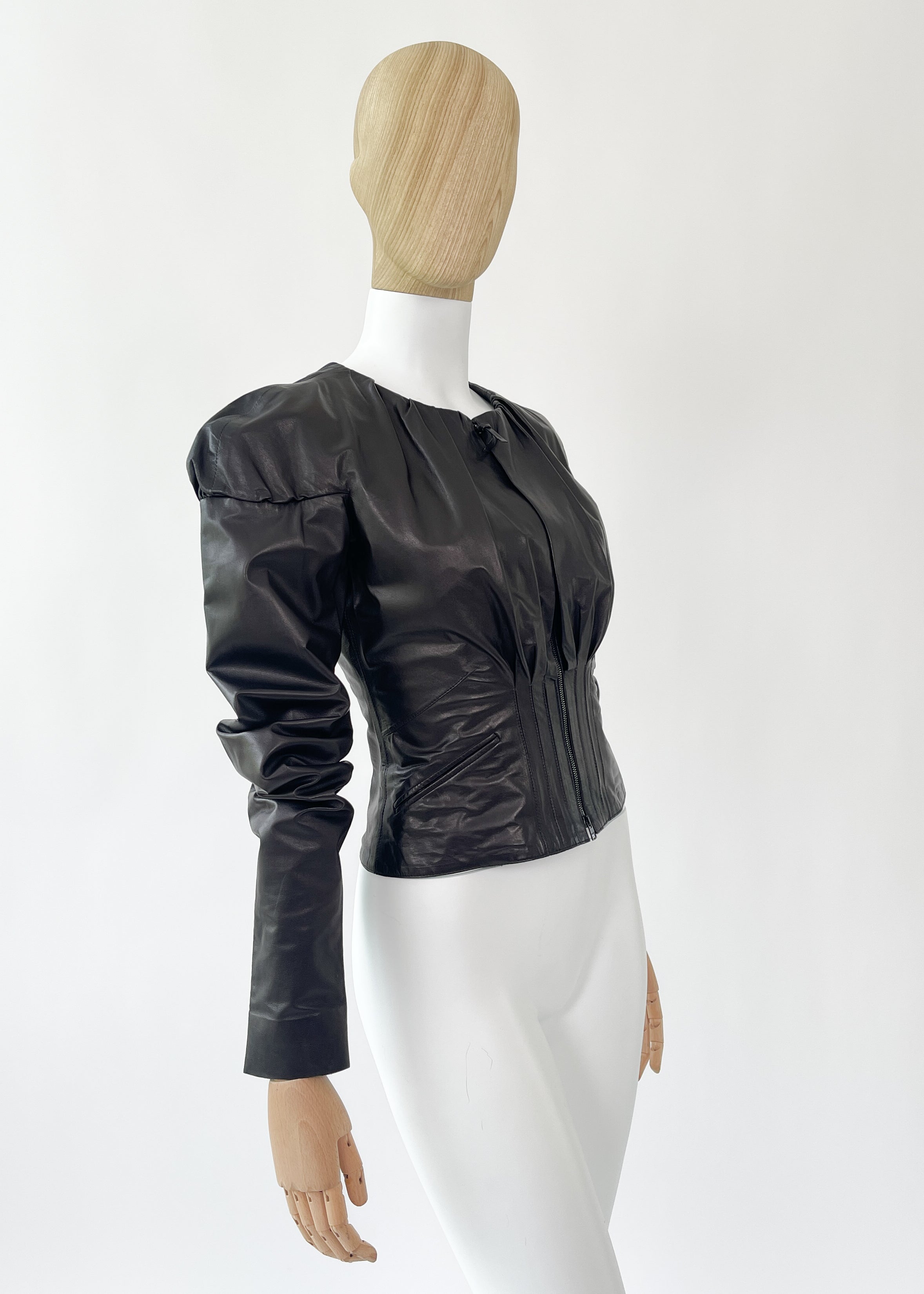 Vintage Gucci Tom Ford Leather Jacket Spring 2003