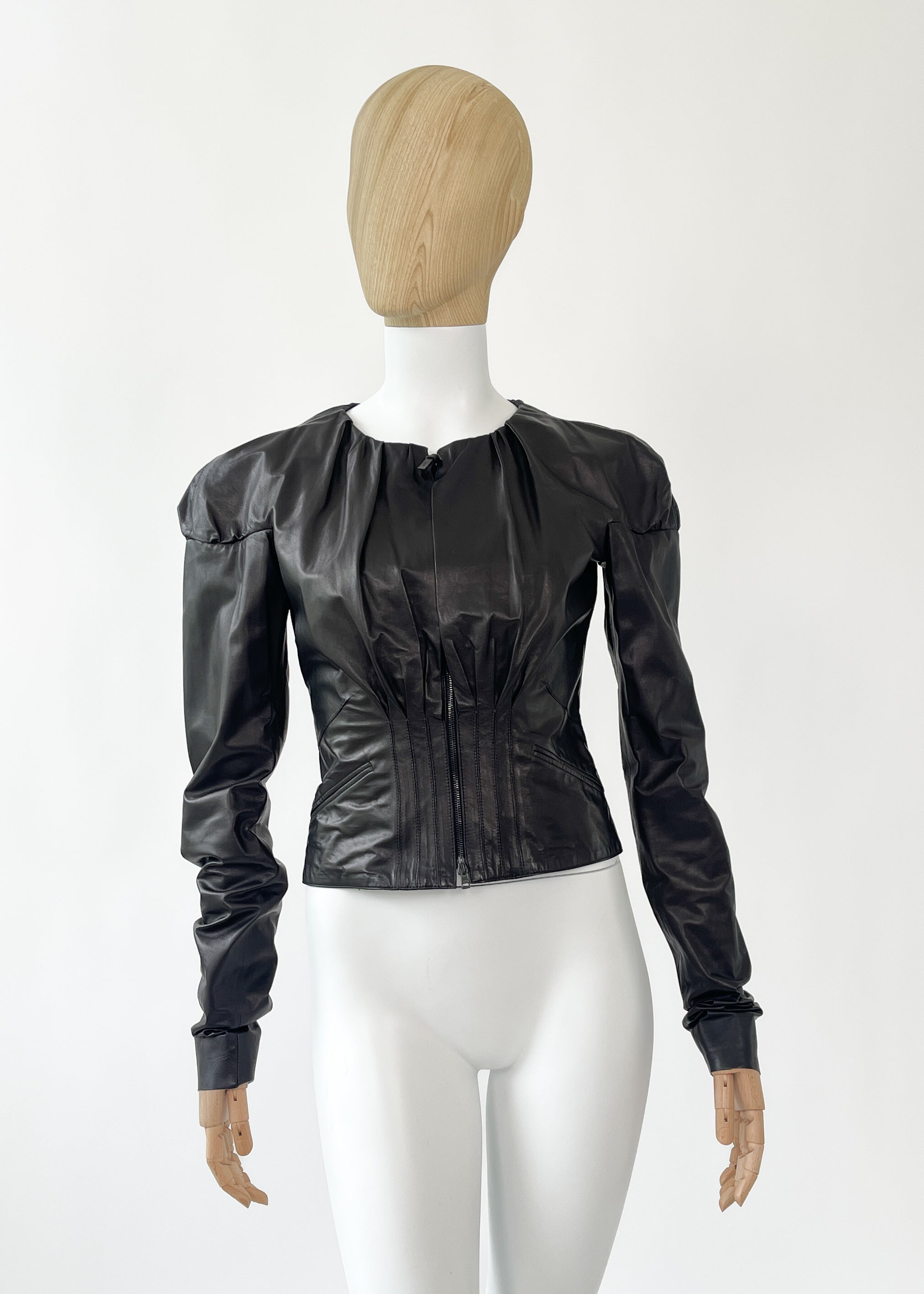 Vintage Gucci Tom Ford Leather Jacket Spring 2003
