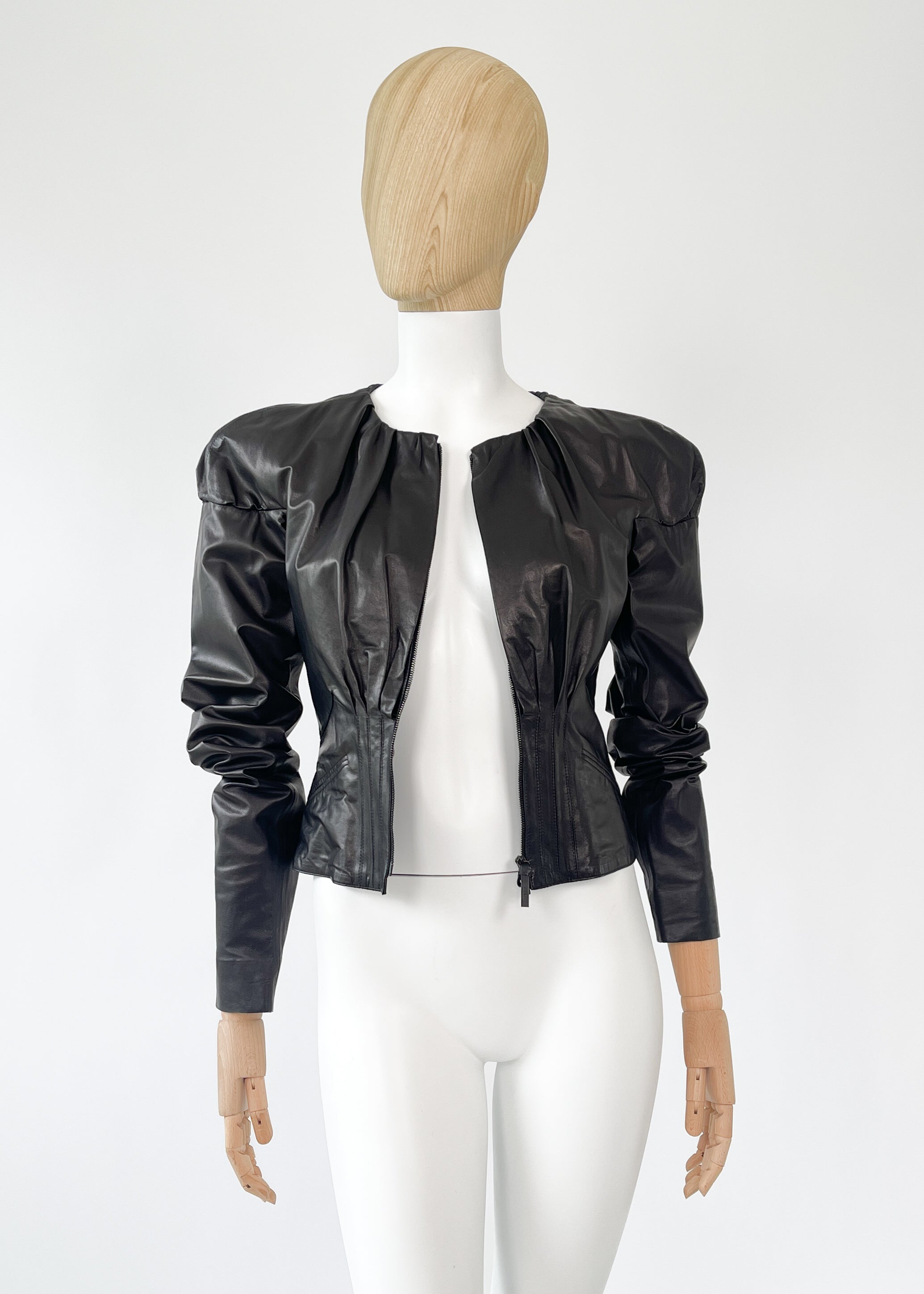 Vintage Gucci Tom Ford Leather Jacket Spring 2003