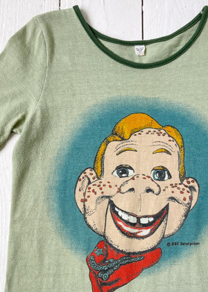 Vintage 1960s Howdy Doody NBC Ringer T-Shirt