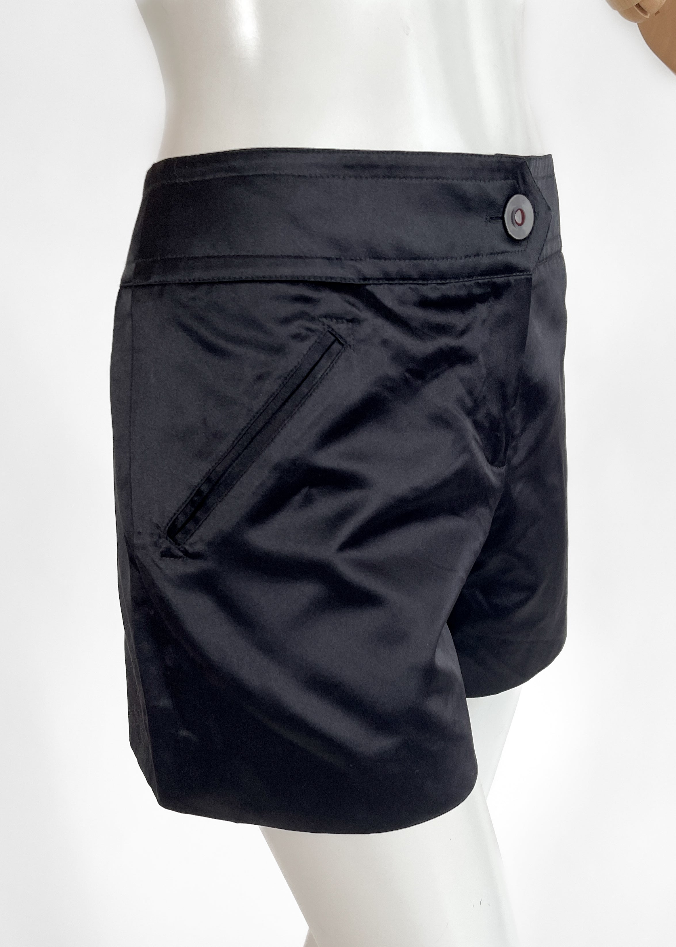 Vintage Ines de la Fressange Satin Shorts