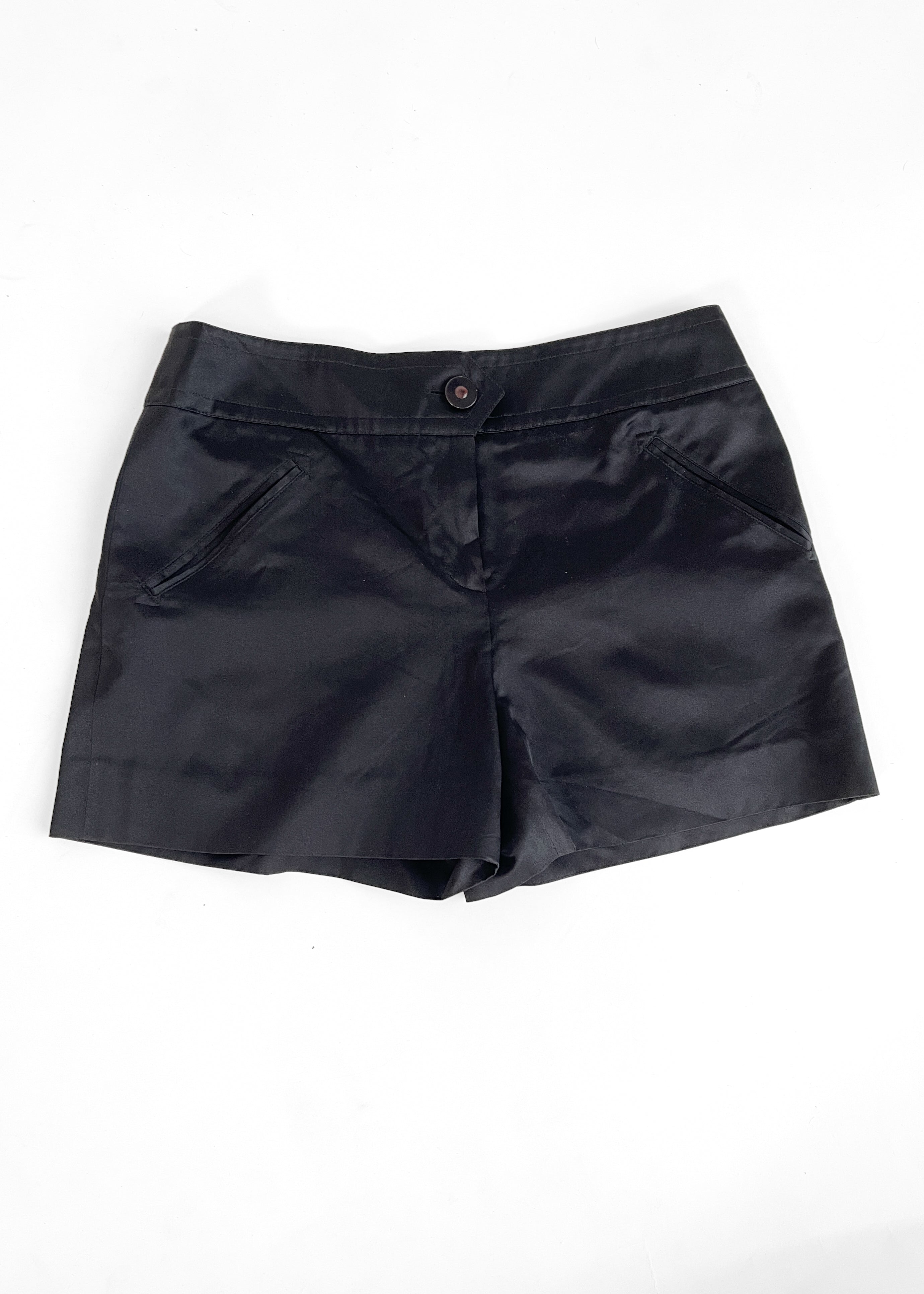 Vintage Ines de la Fressange Satin Shorts