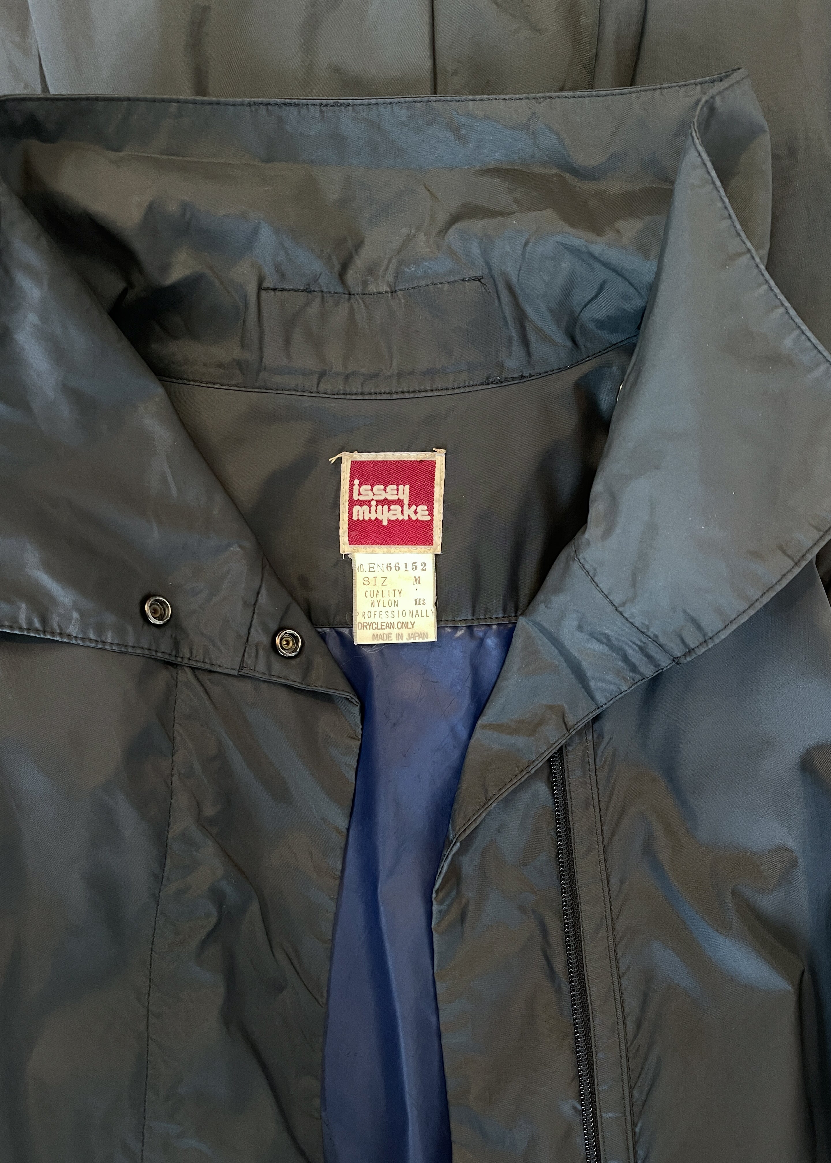 1970s Issey Miyake Trench Coat with Seatbelt Straps