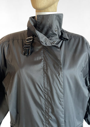 1970s Issey Miyake Trench Coat with Seatbelt Straps