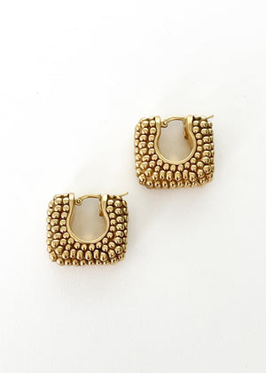 Italian 14K Gold Hoop Earrings