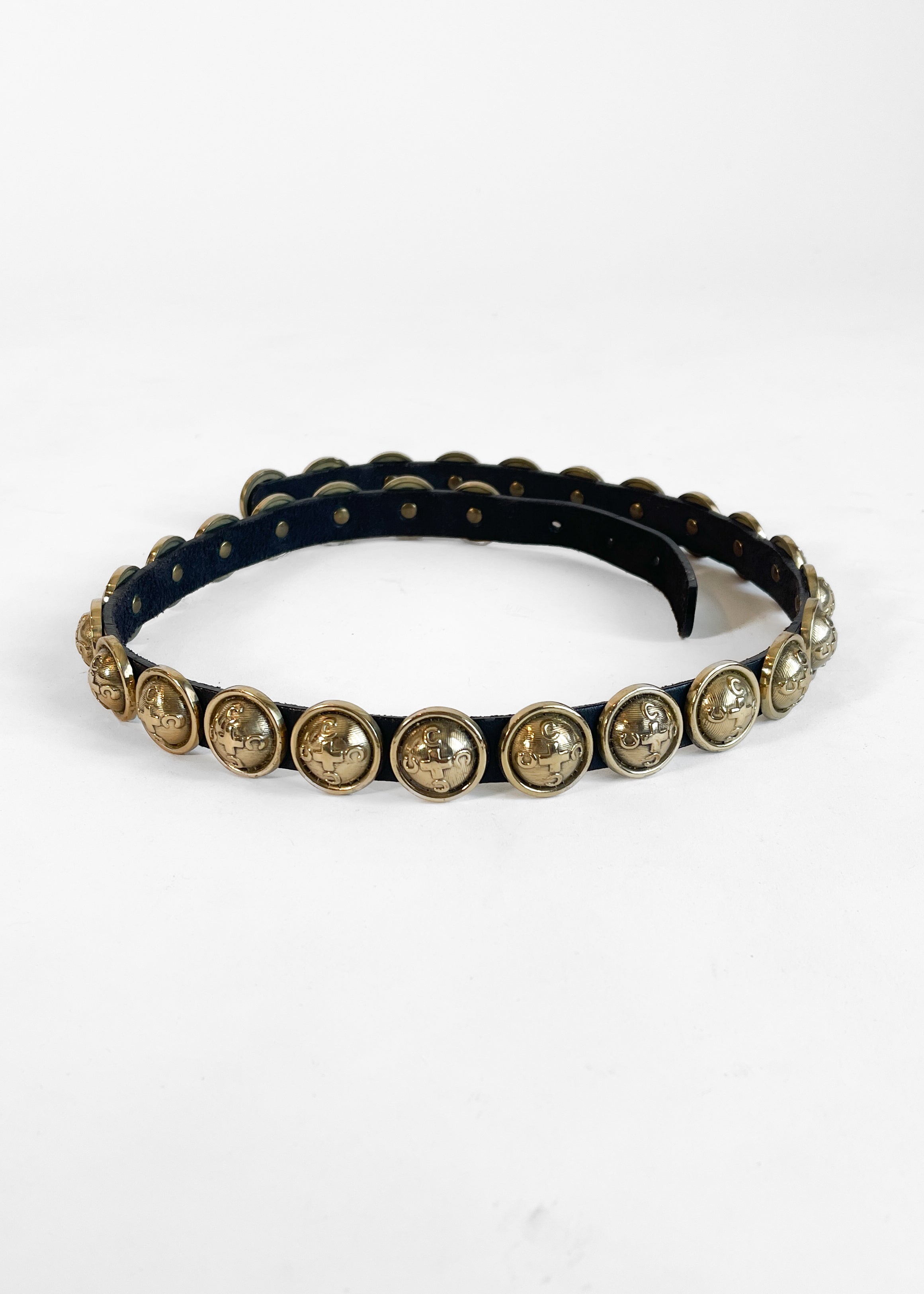 Vintage Moschino Studded Belt