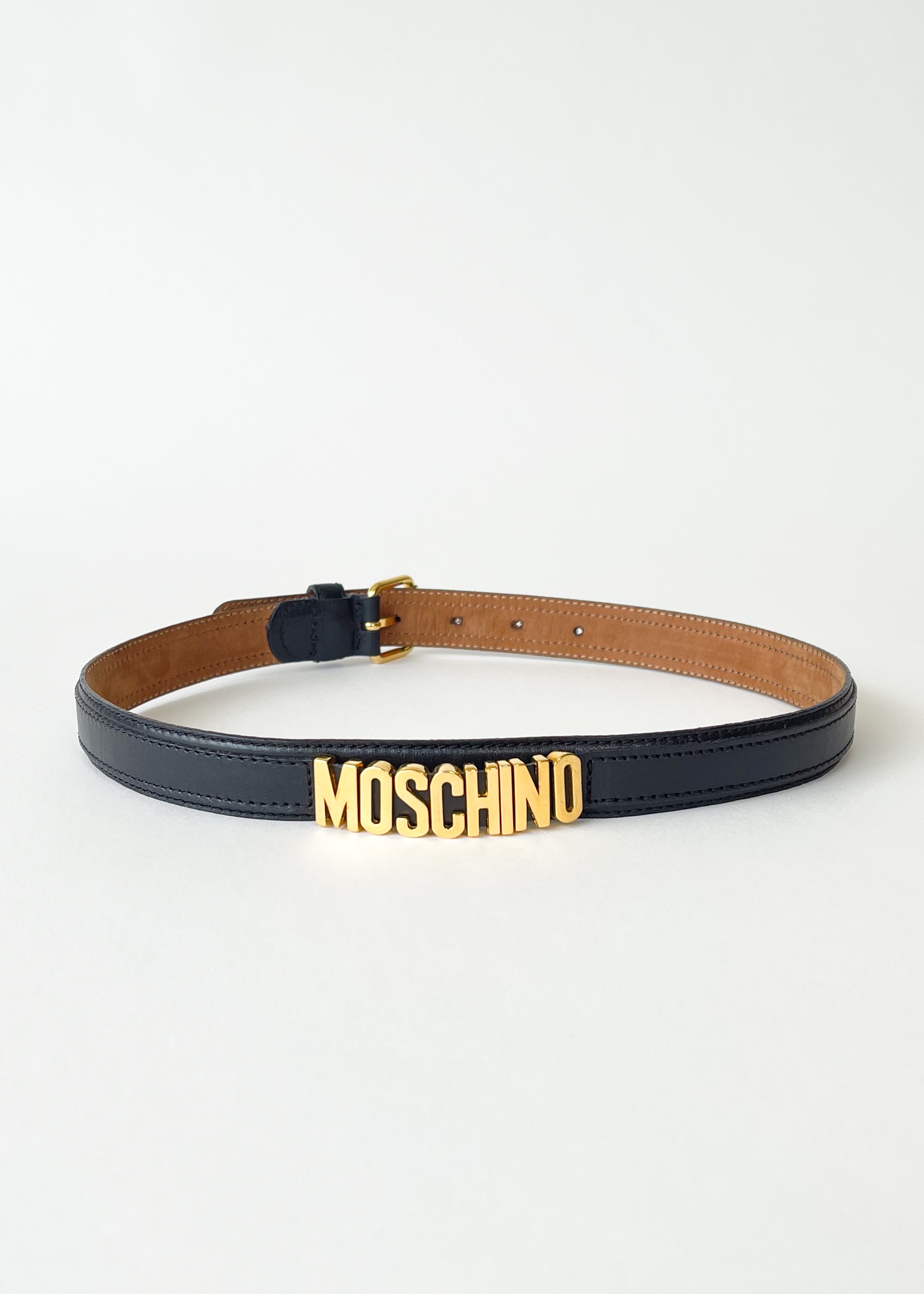 Vintage Moschino Letter Belt