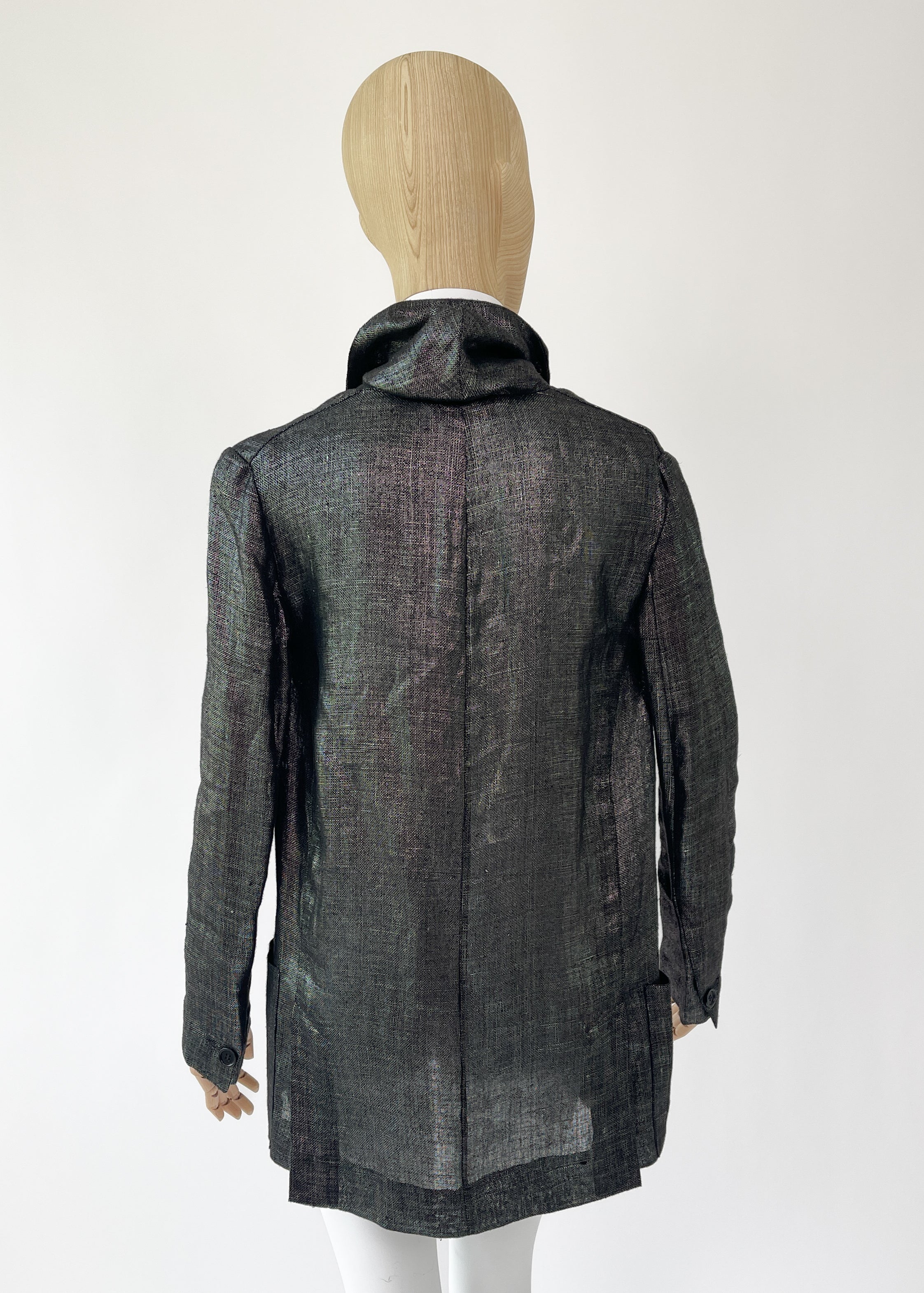 Vintage Romeo Gigli Shimmer Linen Jacket 1992
