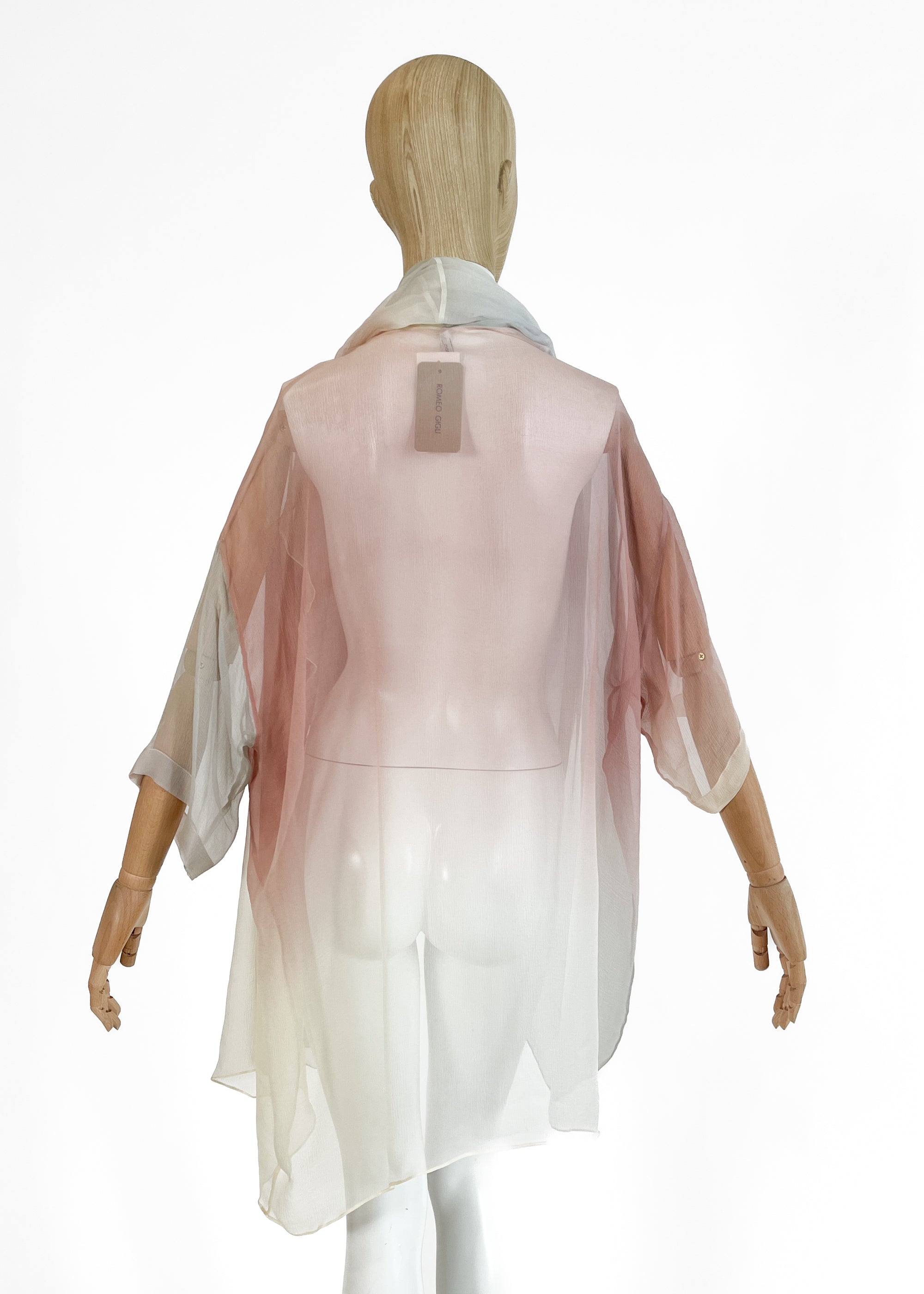 Vintage Romeo Gigli Sheer Silk Top Spring 1989