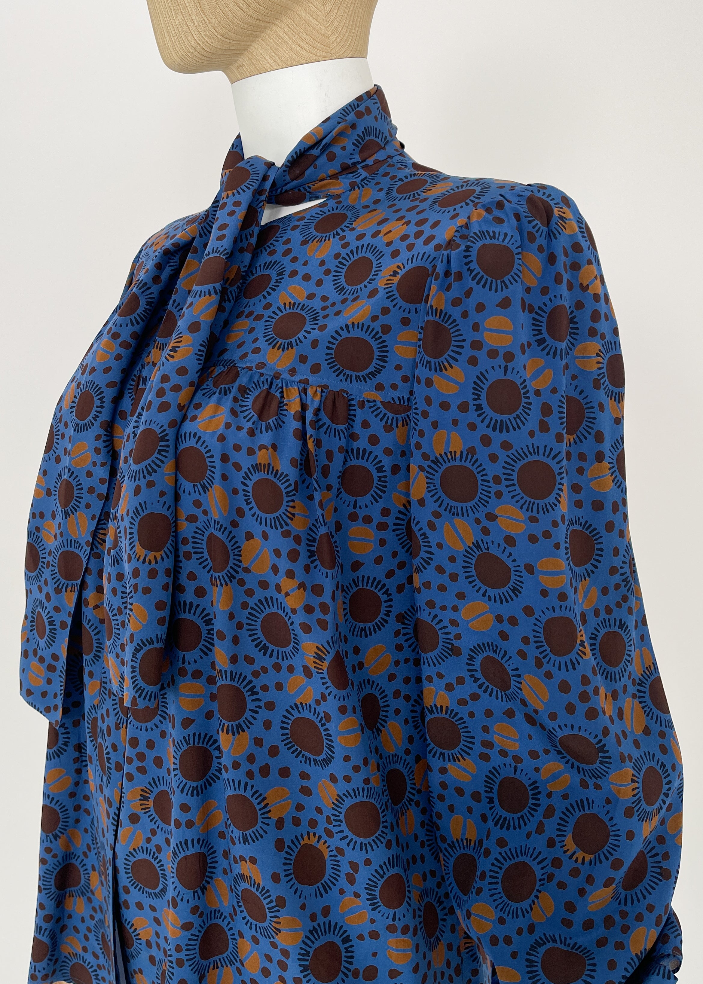 Vintage Yves Saint Laurent 1980s Silk Blouse