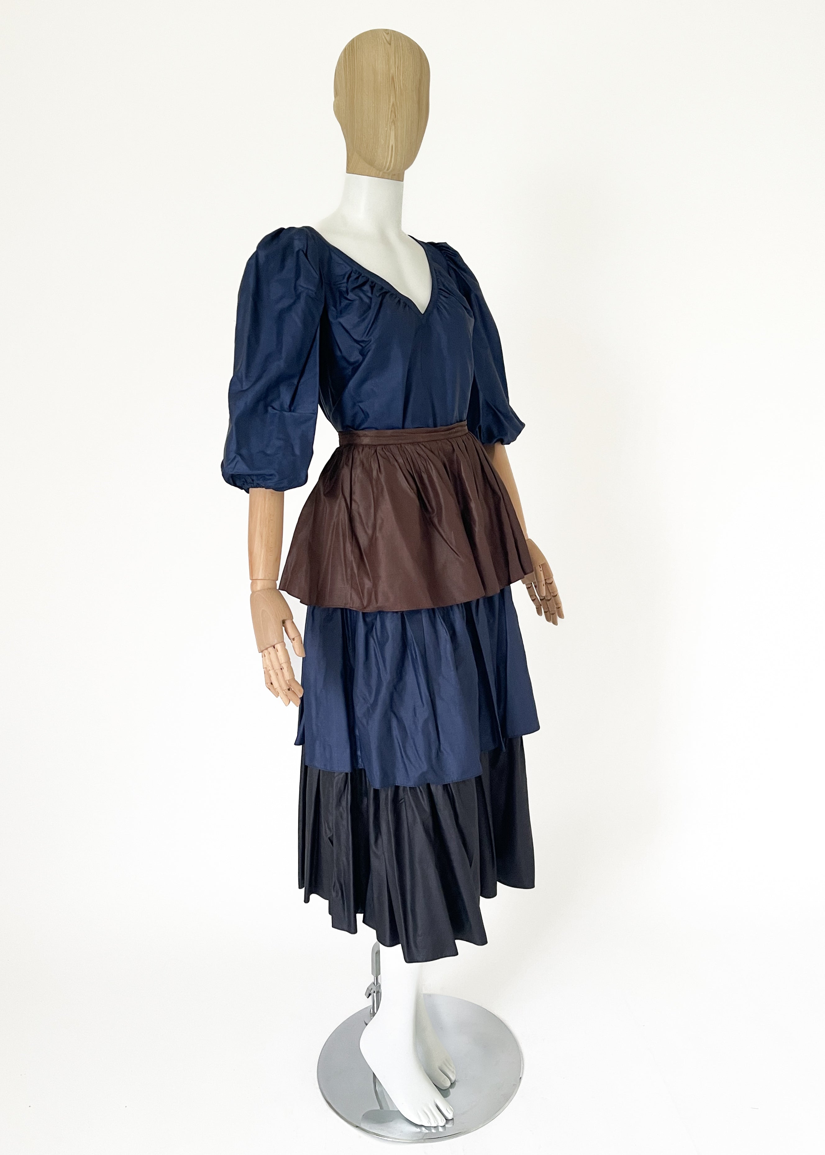 Yves Saint Laurent Spring 1980 Silk Ensemble
