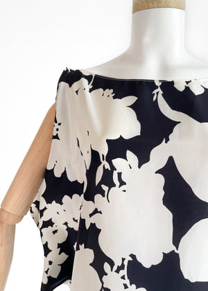 Vintage 1990s Yves Saint Laurent Silk Caftan Dress
