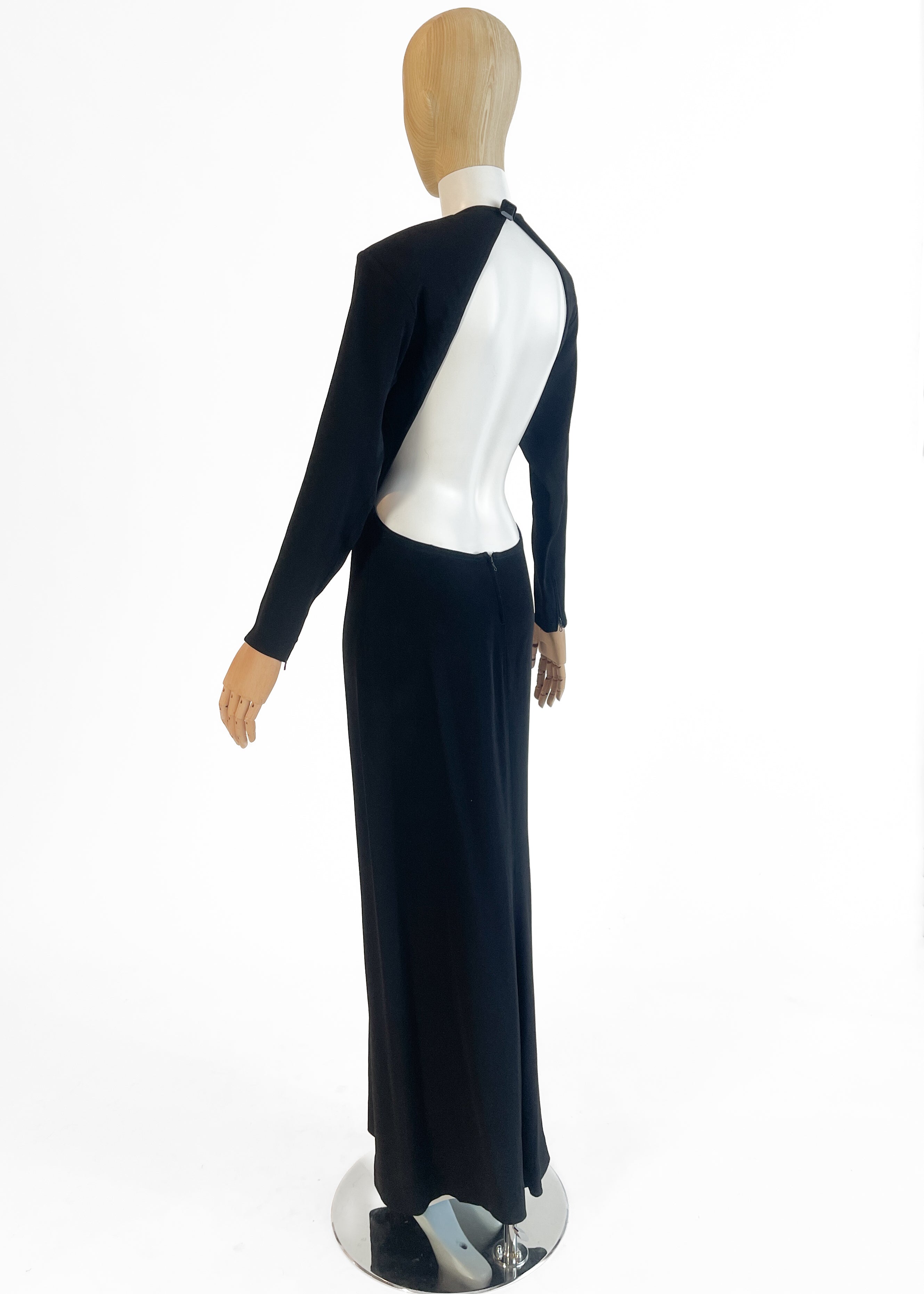 Vintage Yves Saint Laurent Backless Dress 1989