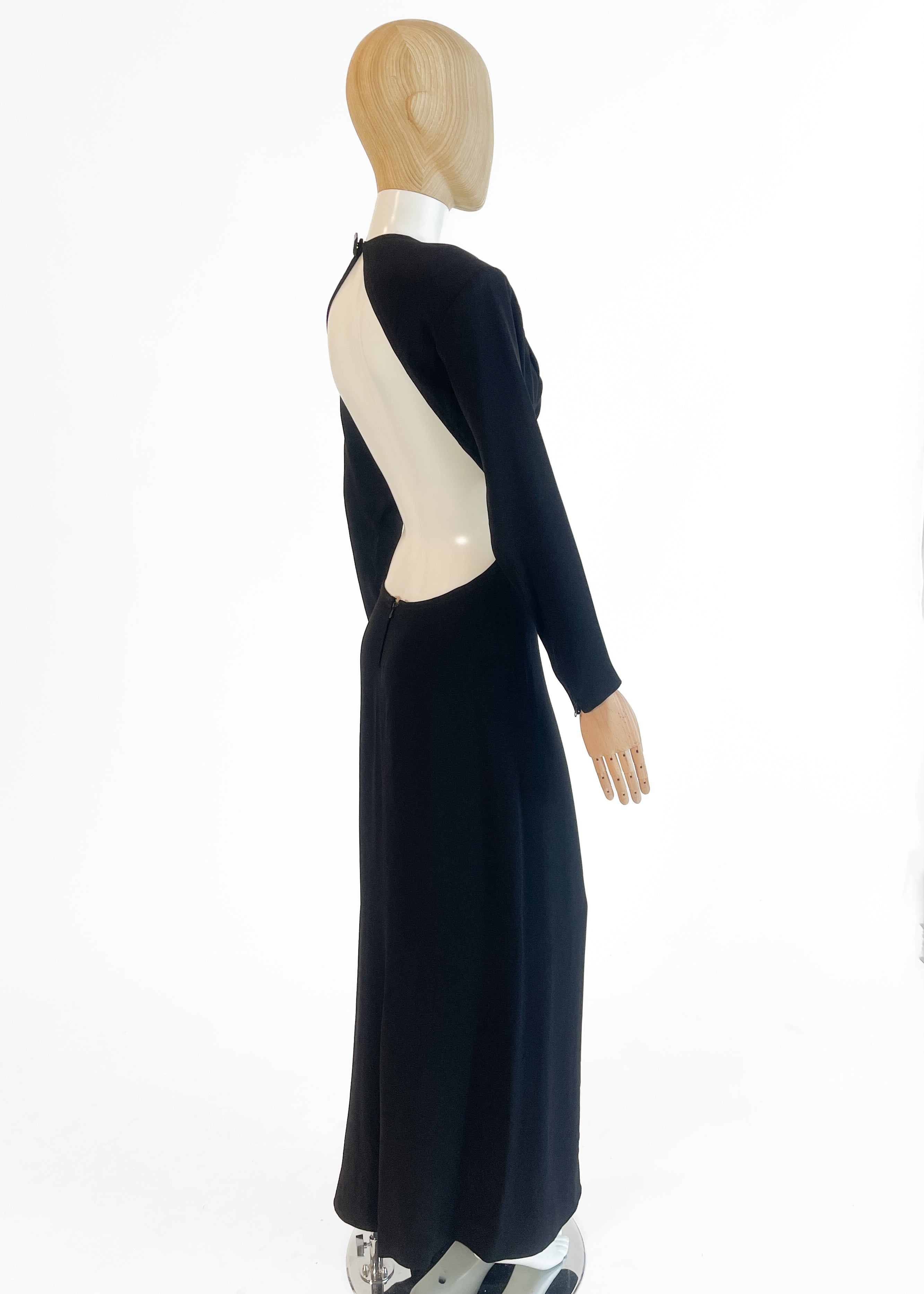 Vintage Yves Saint Laurent Backless Dress 1989