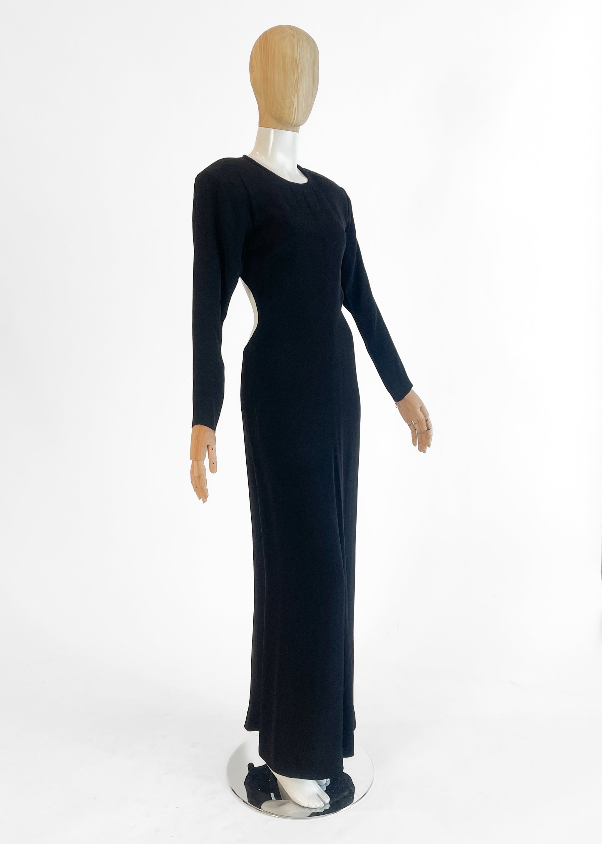 Vintage Yves Saint Laurent Backless Dress 1989 - Raleigh Vintage Vintage Yves Saint Laurent Backless Dress 1989 - Raleigh Vintage