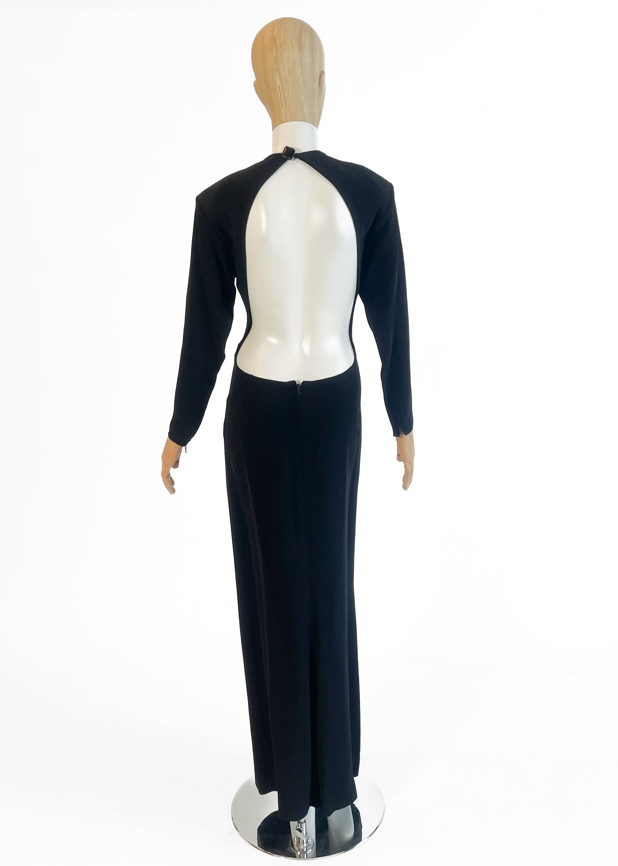Vintage Yves Saint Laurent Backless Dress 1989