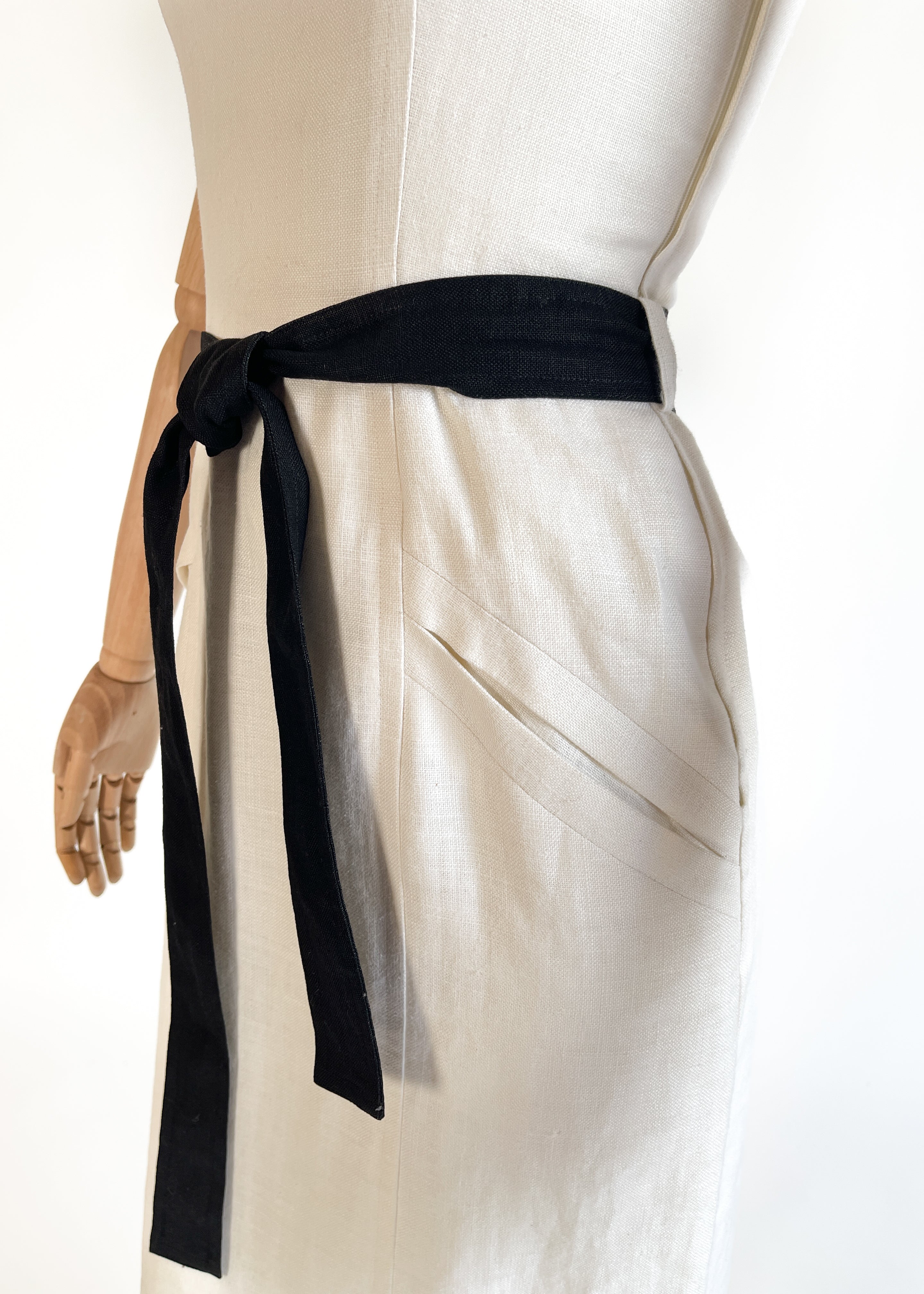 Vintage 1993 Yves Saint Laurent Linen Dress