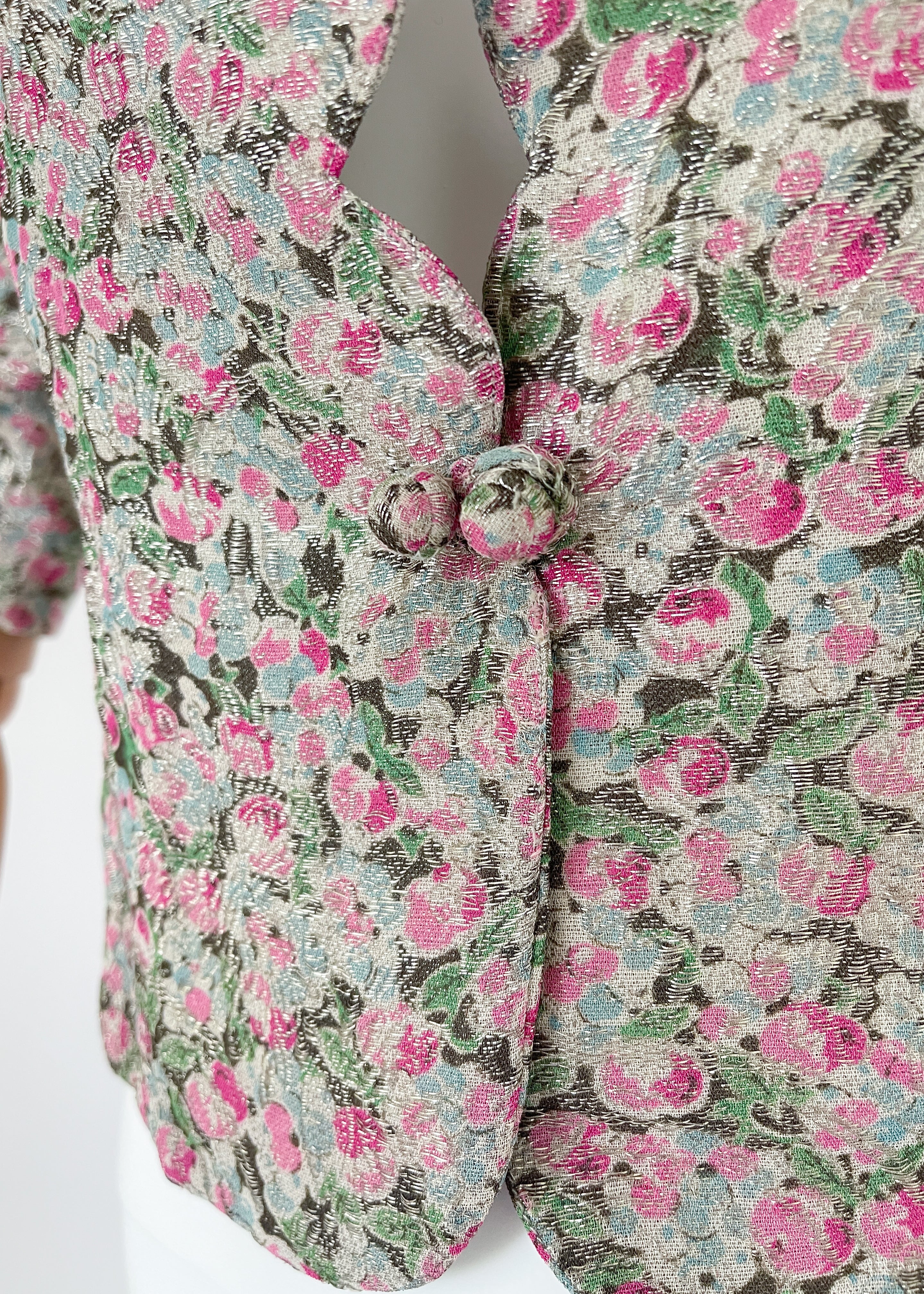 Vintage 1930s Lamé Cropped Jacket