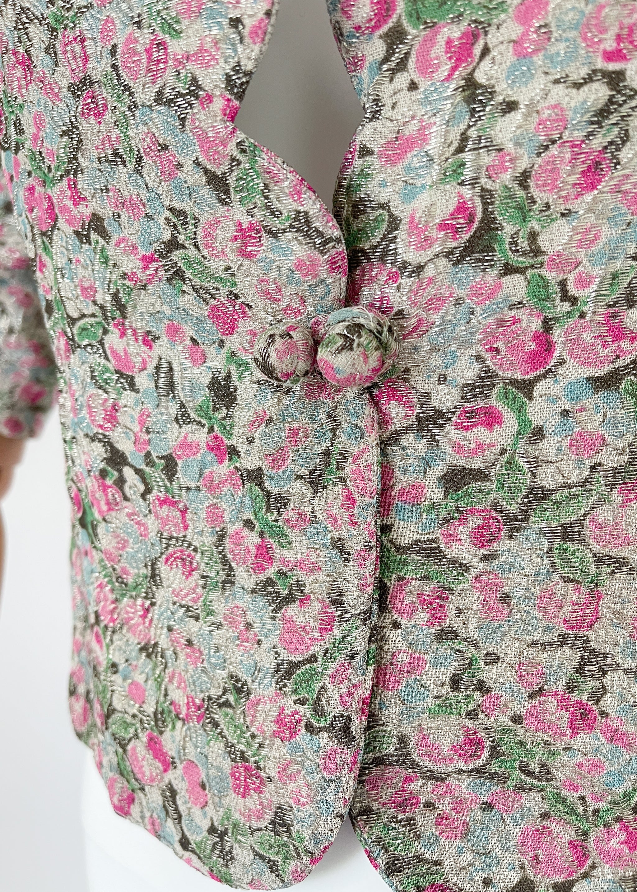 Vintage 1930s Lamé Cropped Jacket