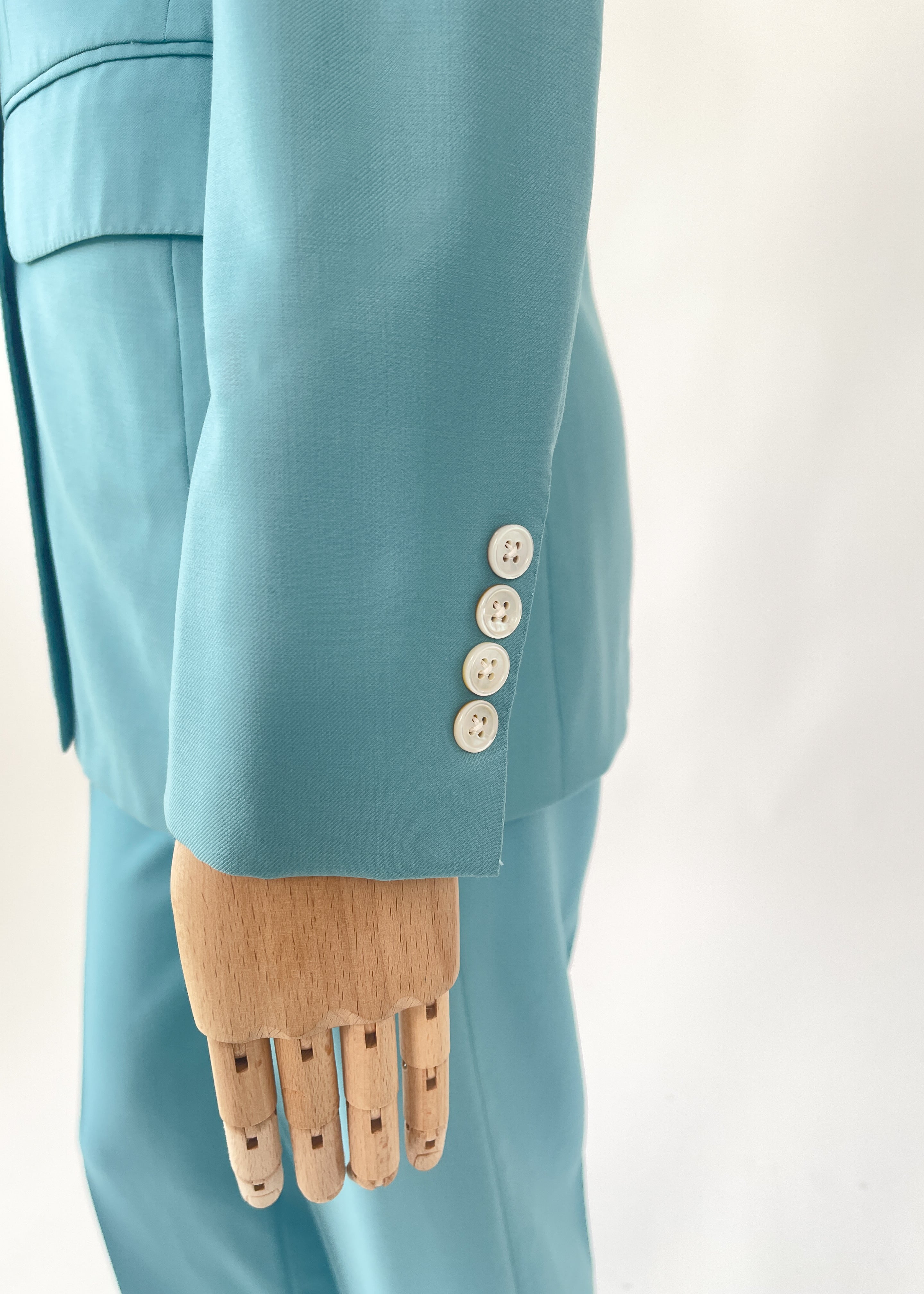 1990s Burberry's Blue Suit