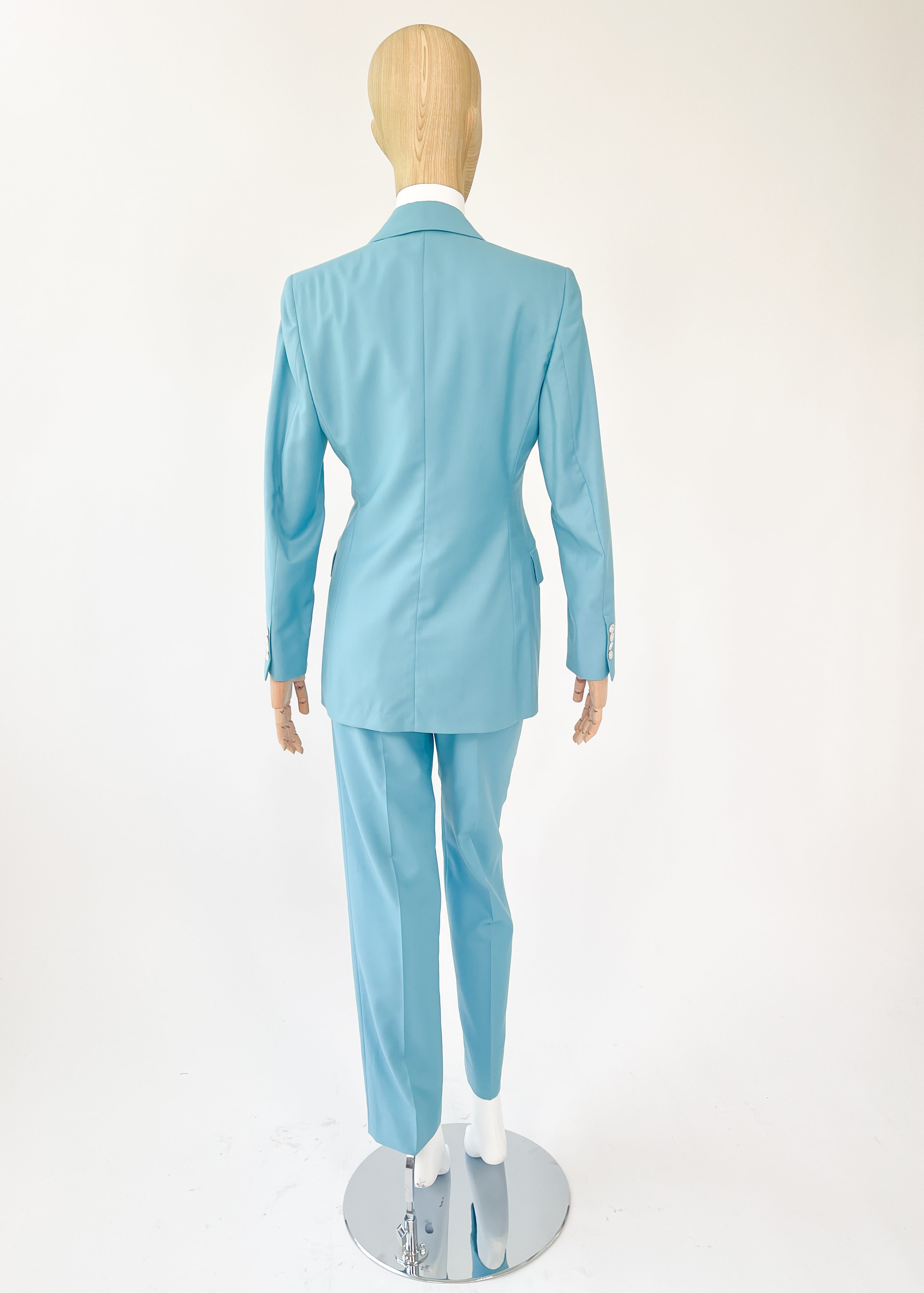 1990s Burberry's Blue Suit