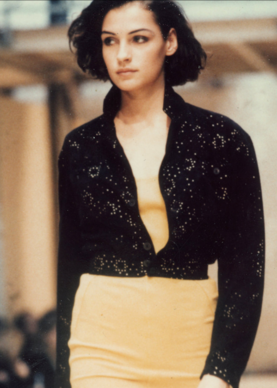 Alaia Suede Jacket Spring 1989