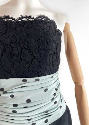 Vintage 1988 Chanel Strapless Dress