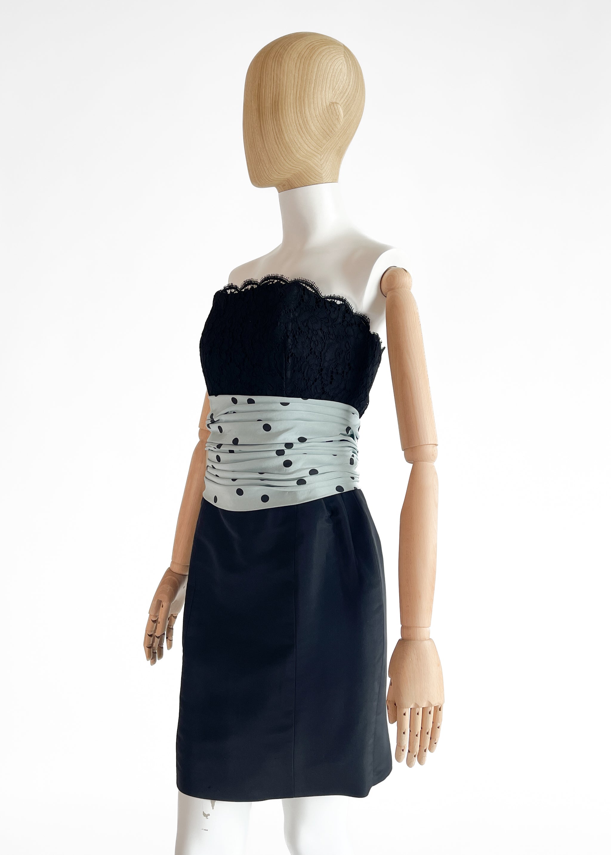Vintage 1988 Chanel Strapless Dress
