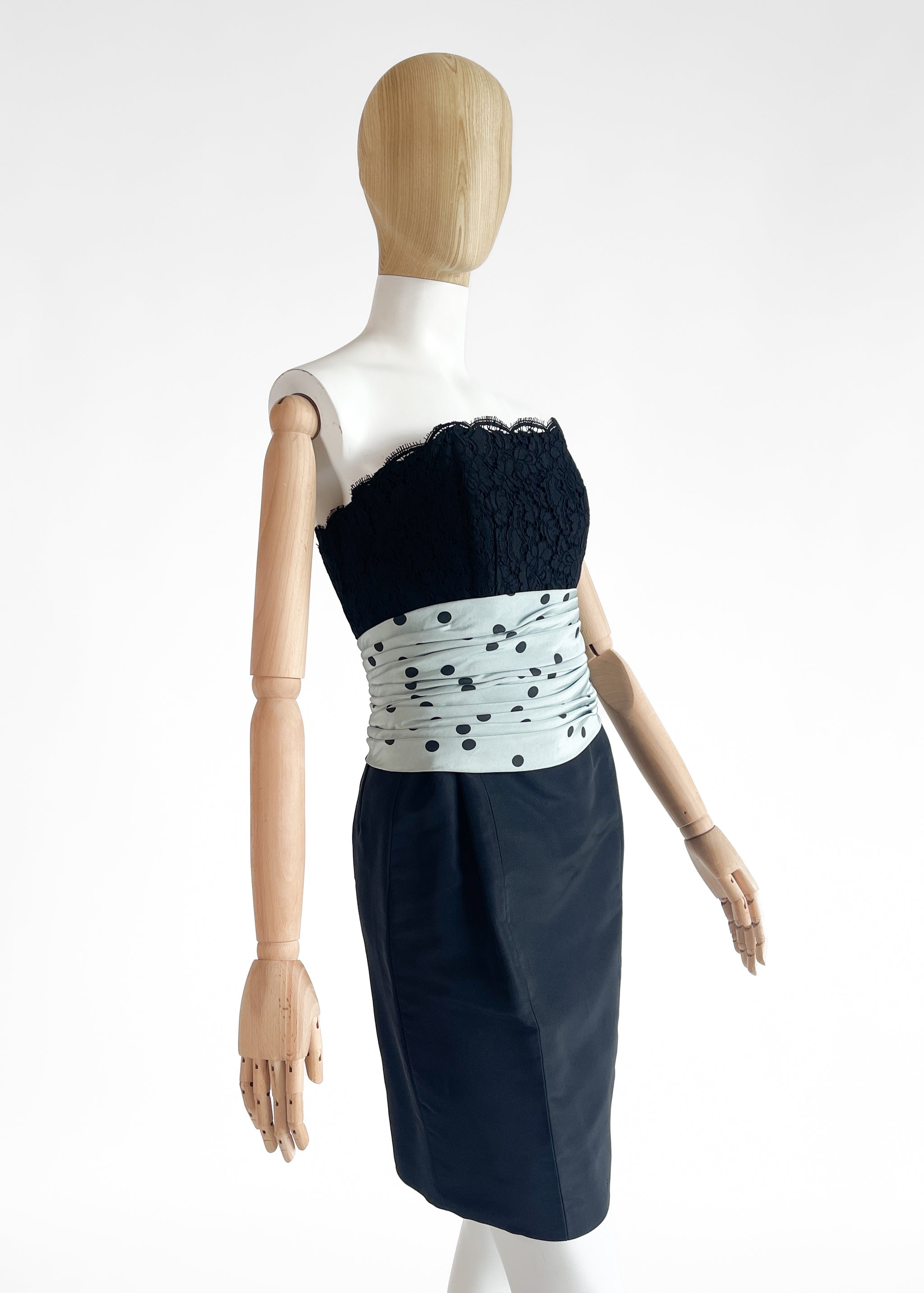 Vintage 1988 Chanel Strapless Dress