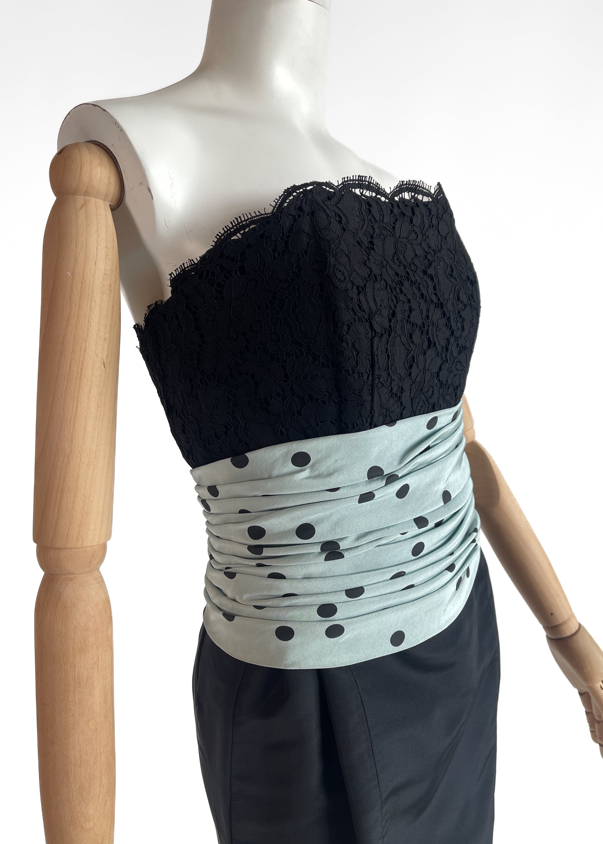 Vintage 1988 Chanel Strapless Dress