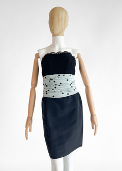 chanel mini dress vintage Vintage 1988 Chanel Strapless Dress