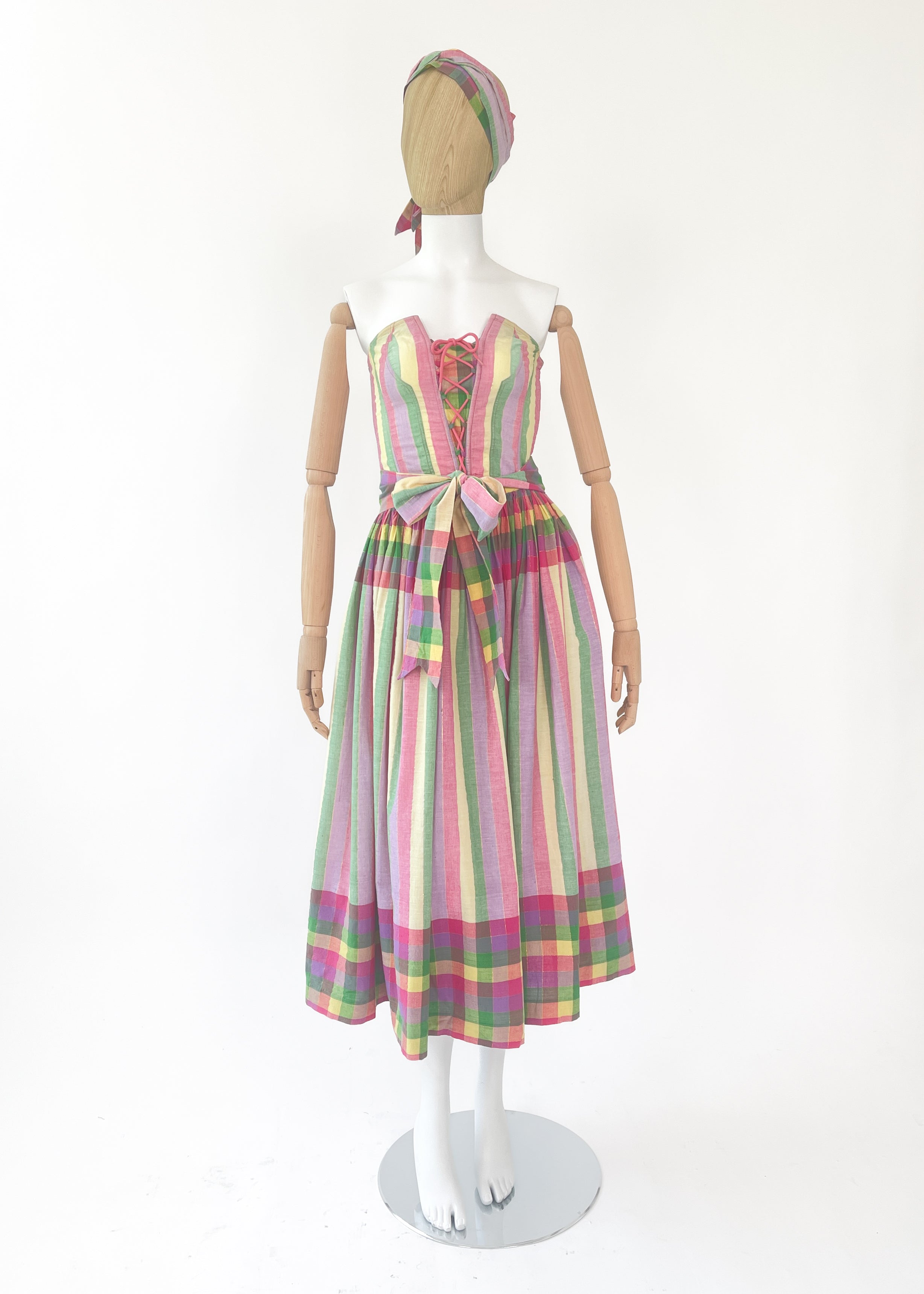 Vintage Chantal Thomass Bustier and Skirt Dress Set