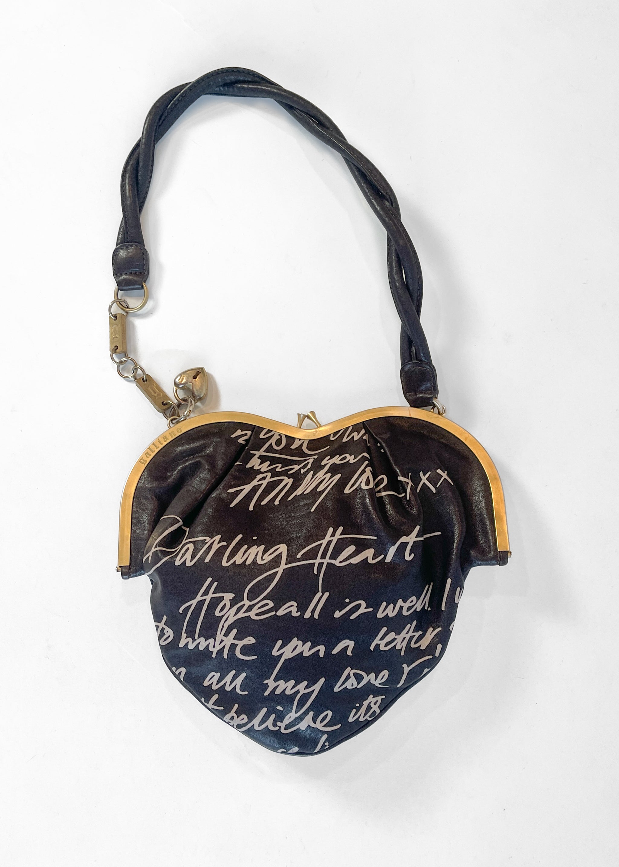 Vintage Galliano 1990s Heart Purse