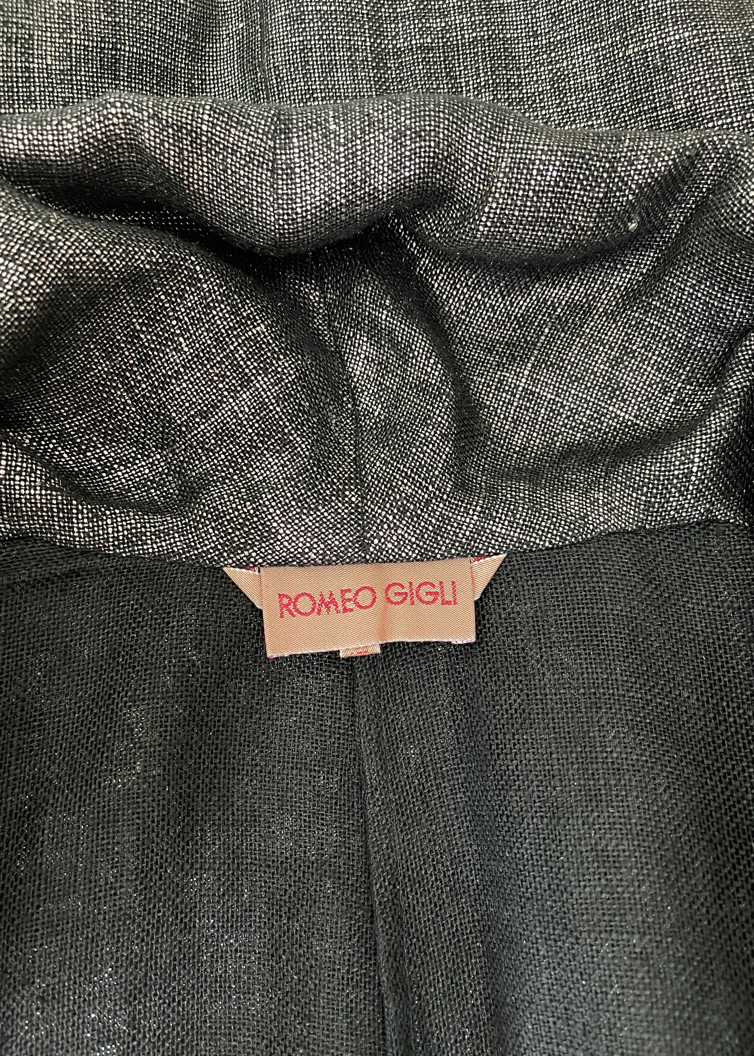 Vintage Romeo Gigli Shimmer Linen Jacket 1992