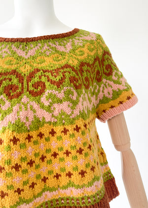 Vintage Hand Knit Sweater