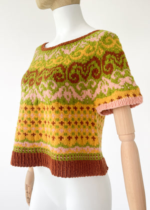 Vintage Hand Knit Sweater