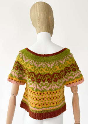 Vintage Hand Knit Sweater