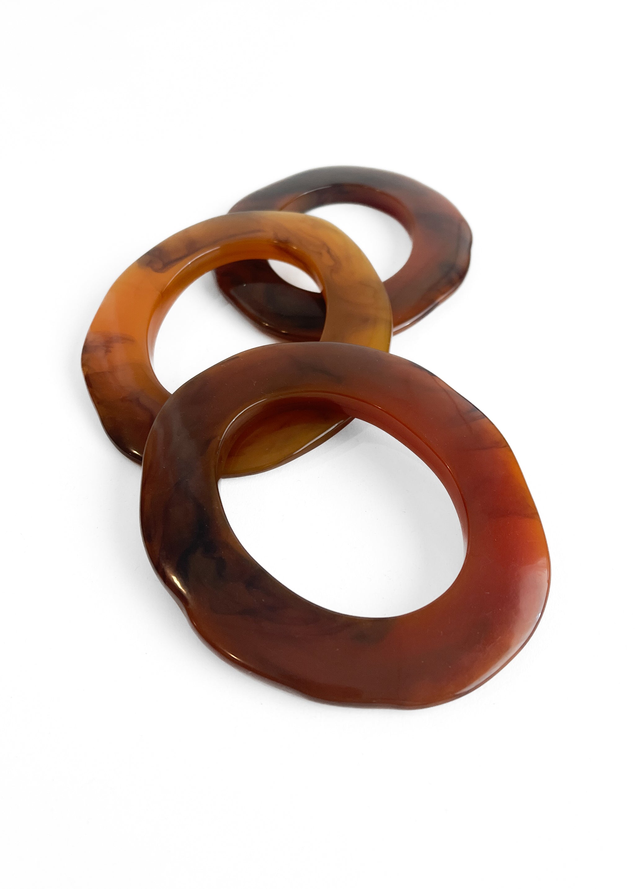Vintage Resin Bangle Bracelet Set