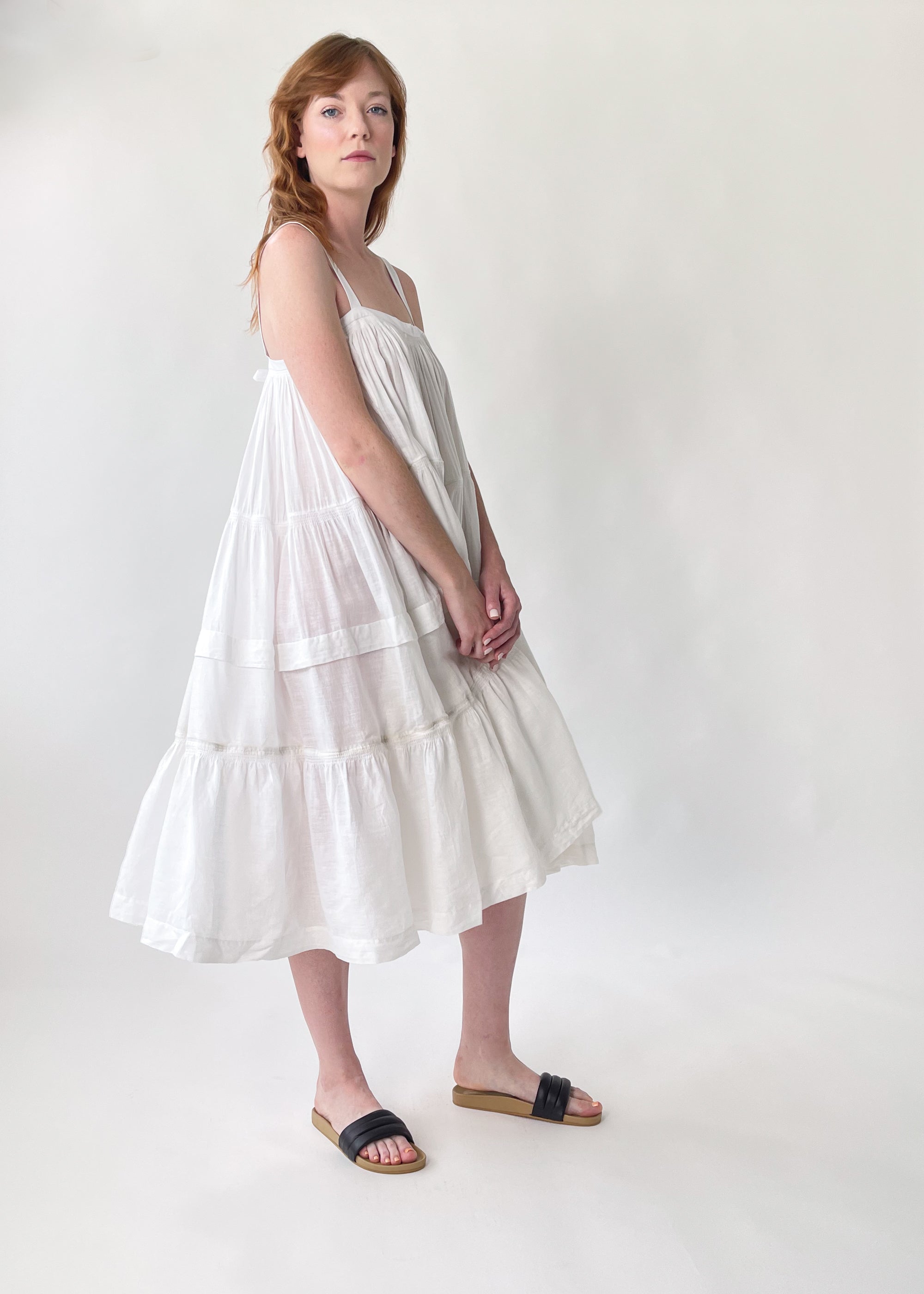 Reworked Antique Cotton Dress - Raleigh Vintage